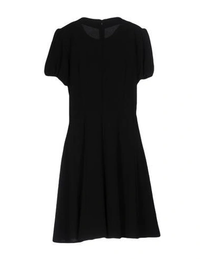 Shop Red Valentino Short Dress In Black
