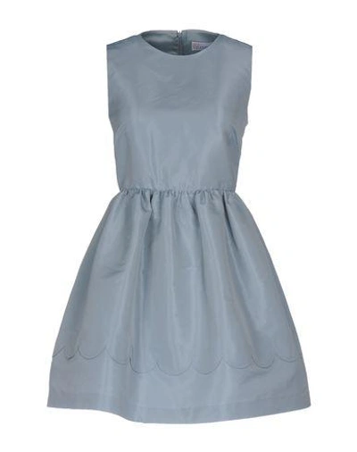 Shop Red Valentino Short Dress In Sky Blue