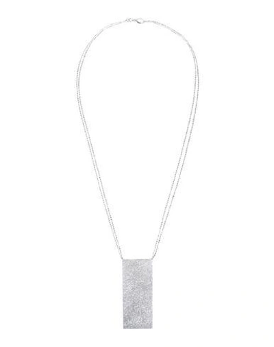 Shop Brunello Cucinelli Necklace In Light Grey