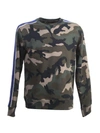 VALENTINO Camouflage Stretch Cotton Sweatshirt,NV3MF07D3LYF00