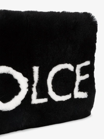 Shop Dolce & Gabbana 'cleo' Clutch In Black