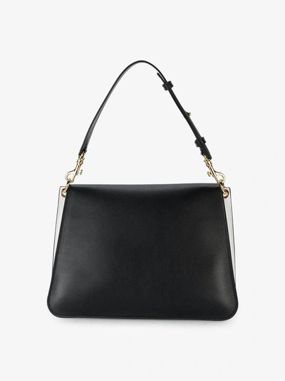 Shop Jw Anderson Medium Black White Pierce Shoulder Bag