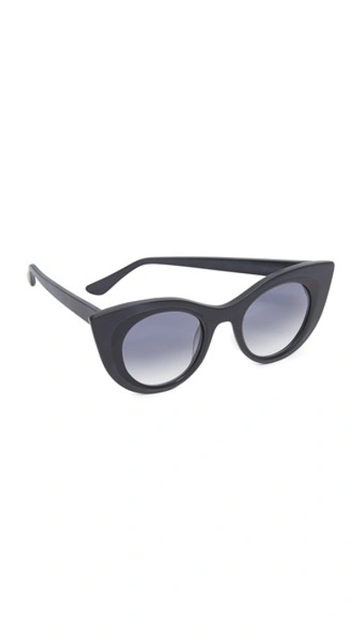 Shop Thierry Lasry Hedony Sunglasses In Black/blue