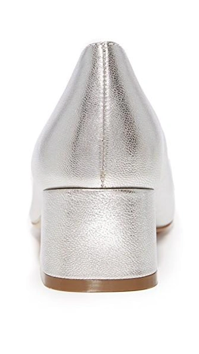 Shop Loeffler Randall Brooks Low Heel Pumps In Silver