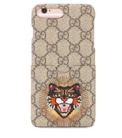 Shop Gucci Iphone 7 Plus Phone Case In Leige Eloeey