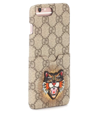 Shop Gucci Iphone 7 Plus Phone Case In Leige Eloeey