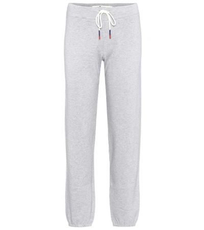 Tory Sport Cotton And Cashmere Trackpants In Grey