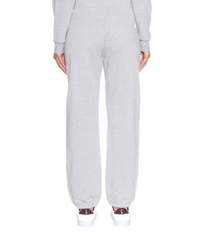 Shop Tory Sport Cotton And Cashmere Trackpants In Grey