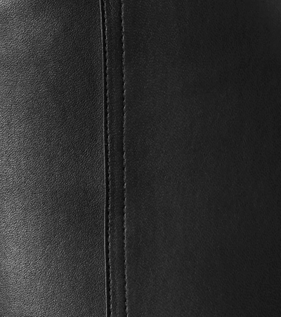 Shop Loewe Skinny Leather Trousers