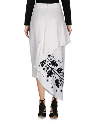 Shop Peter Pilotto 3/4 Length Skirts In White