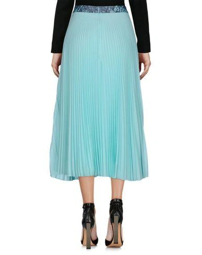 Shop Christopher Kane 3/4 Length Skirts In Light Green