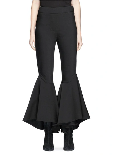 Shop Ellery 'sinuous' Cropped Full Flare Suiting Pants
