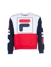 FILA Fila Printed Logo Sweatshirt,681254FELPATRUERE