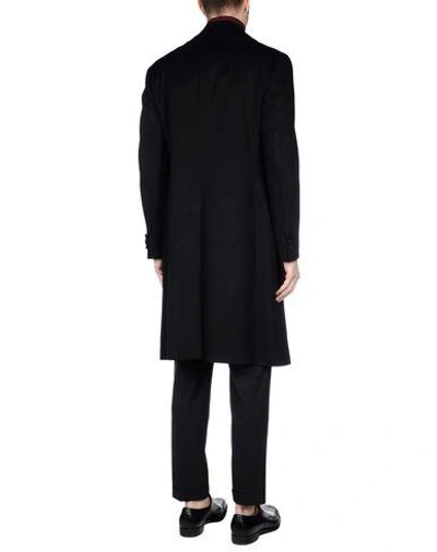 Shop Prada Coat In Black