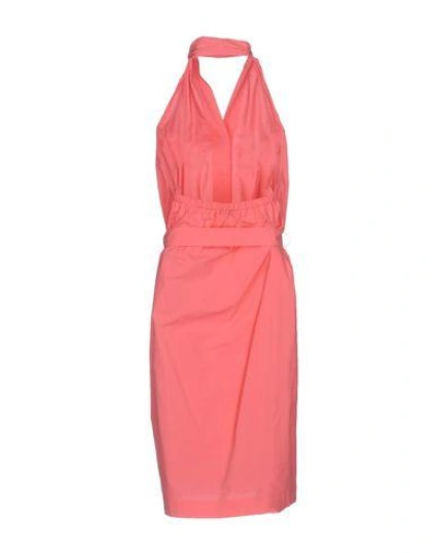 Moschino Knee-length Dresses In Fuchsia
