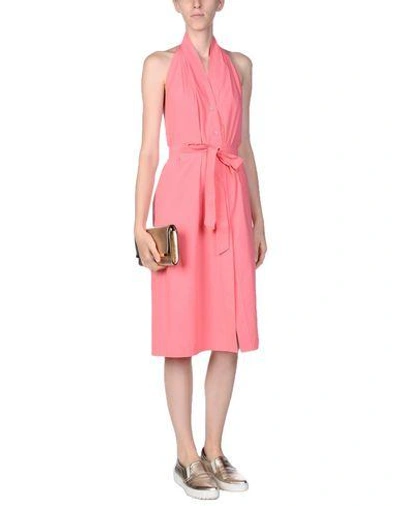 Moschino Knee-length Dresses In Fuchsia