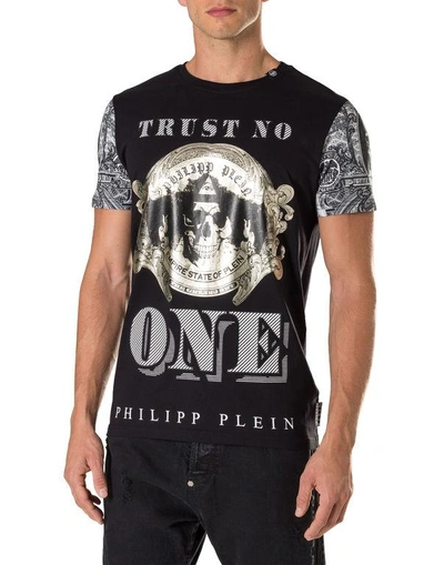 Shop Philipp Plein T-shirt Round Neck Ss "howard"