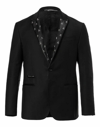 Shop Philipp Plein Blazer "mayor" In Black