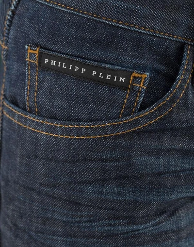 Shop Philipp Plein Biker Straight Cut "san"