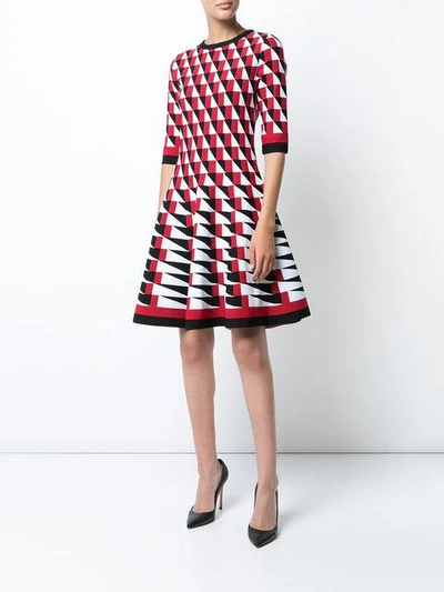 graphic patterned dress