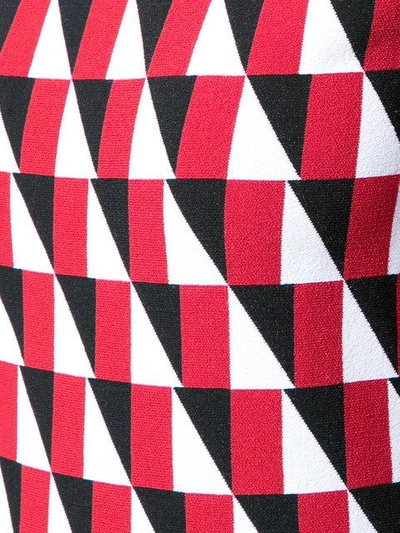 graphic patterned dress
