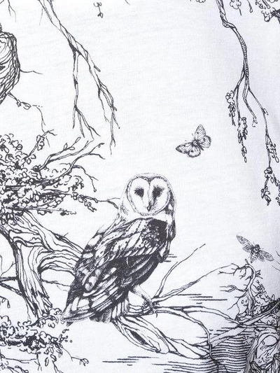 Alexander Mcqueen Woodland Print T-shirt