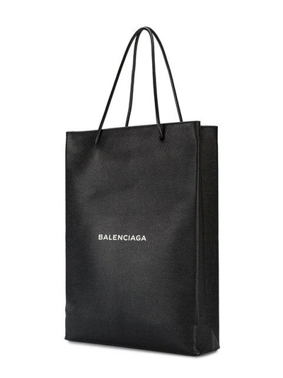 Shop Balenciaga Mittelgrosser 'north-south' Shopper In Black