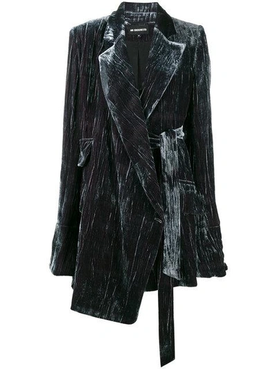Ann demeulemeester velvet coat sale