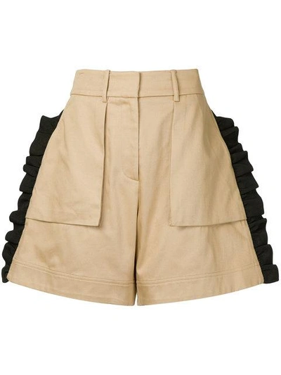 Shop Public School Mousa Ruffle Shorts