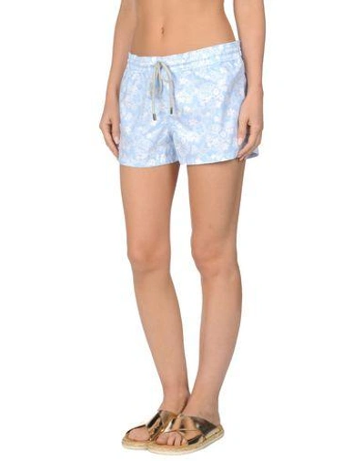 Shop Vilebrequin Beach Shorts And Pants In Sky Blue