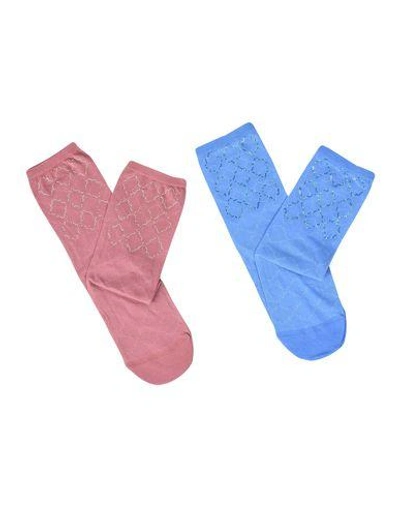 Shop Falke Short Socks In Pastel Blue