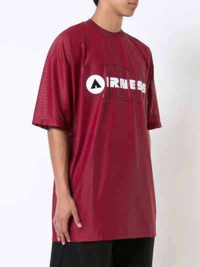 Shop Hood By Air Irness Print T In Red