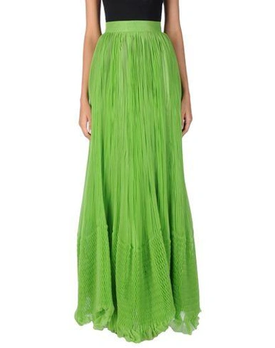 Shop Dsquared2 Maxi Skirts In Green