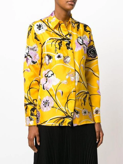 embroidered flower shirt