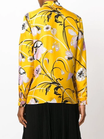 Shop Emilio Pucci Embroidered Flower Shirt