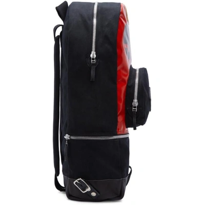 Shop Junya Watanabe Red & Black Seil Marschall Edition Pvc Backpack