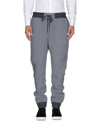 Shop Helmut Lang Casual Pants In Grey