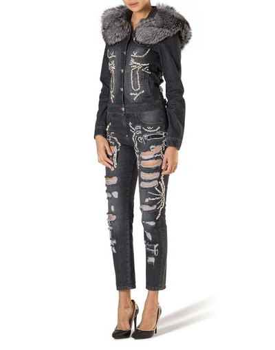 Shop Philipp Plein Denim Jacket "philaphil" In Pitsburgh