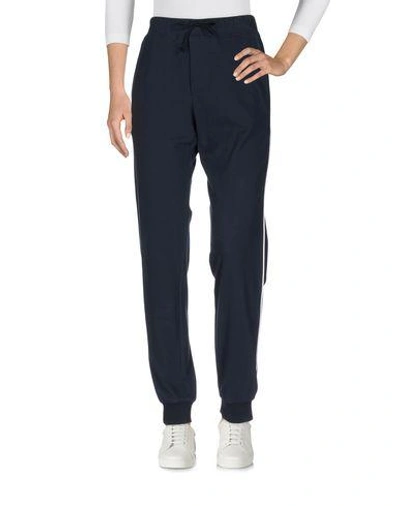 Shop Band Of Outsiders Casual Pants In Dark Blue