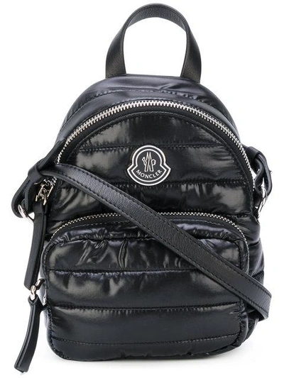 Shop Moncler Georgine Quilted Backpack In Black