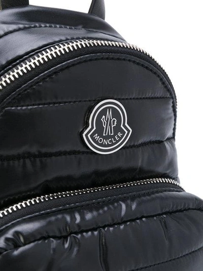 Shop Moncler Georgine Quilted Backpack In Black