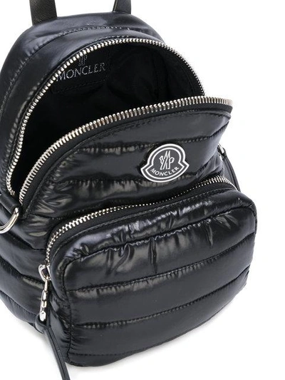 Shop Moncler Georgine Quilted Backpack In Black