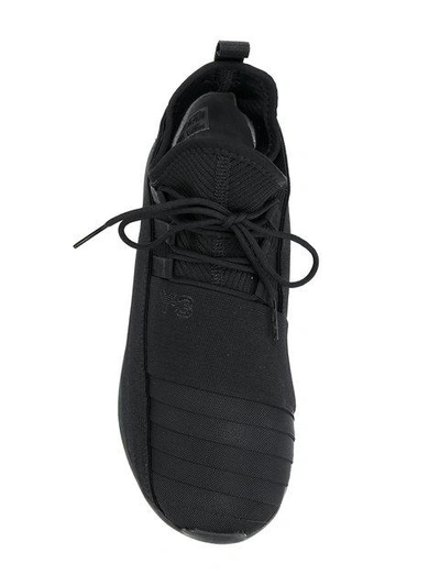 Shop Y-3 Qasa Elle Lace-up Sneakers In Black