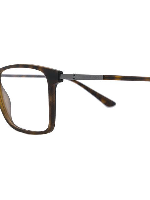armani square glasses