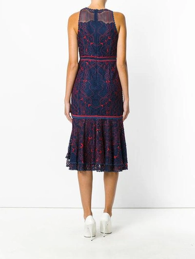 Shop Jonathan Simkhai Sleeveless Lace Dress - Blue
