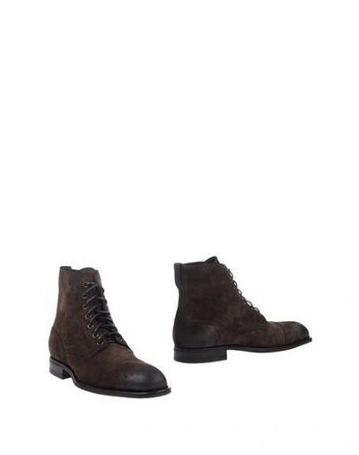 Shop Tom Ford Boots In Dark Brown