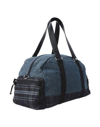 Shop Diesel Travel & Duffel Bag In Blue