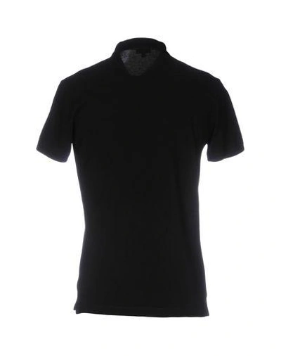 Shop Diesel Polo Shirts In Black