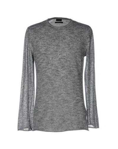 Shop Diesel Sweater In Grey