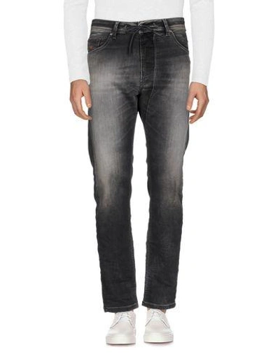 Shop Diesel Denim Pants In Lead